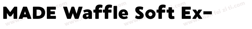 MADE Waffle Soft Ex字体转换